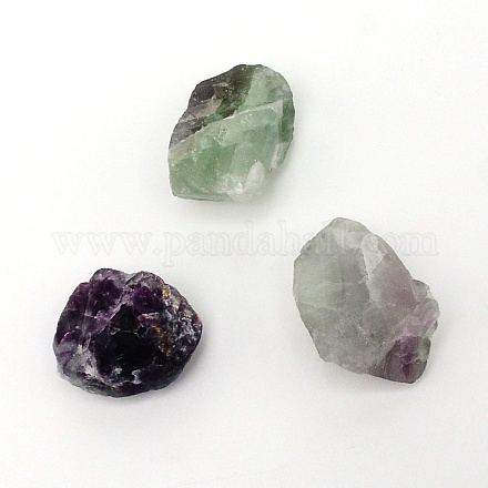 Rough Raw Natural Fluorite Beads G-WH0017-01-1