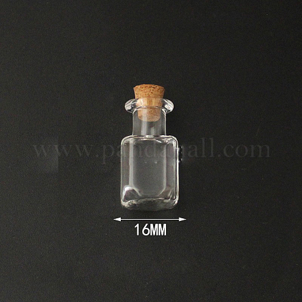 Mini contenants de perles de bouteille en verre à haute teneur en borosilicate BOTT-PW0001-261F-1