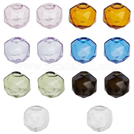 Arricraft 14pcs 7 colores mini recipientes de cuentas de vidrio GLAA-AR0001-23-1