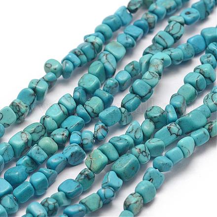 Synthetic Turquoise Beads Strands G-F465-12-1