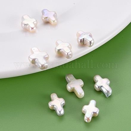 Perlas de perlas naturales keshi PEAR-N020-N02-1
