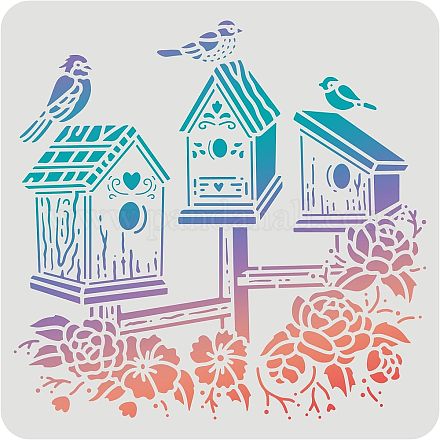 FINGERINSPIRE Moon & Dreamcatcher Painting Stencil - 11.6x8.3" Plastic Template For Walls, Wood, Fabric - View #9