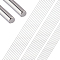 304 Stainless Steel Wire, Round, Stainless Steel Color, 1.2mm, 17 Gauge, 401mm/pc