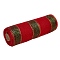 PP Decor Mesh Ribbon with Metallic Foil for Wreath Swags Party Decoration, FireBrick, 10-1/4 inch(260mm), about 10.00 Yards(9.14m)/Roll