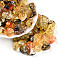 Transparent Acrylic Beads, Nuggets, Two Tone, Goldenrod, 16.5x13x10mm, Hole: 1.6mm, about 462pcs/500g