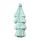 Polyester 
Tassel Pendants, Pale Turquoise, 84x28mm