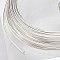 Brass Wire, Round, Silver, 15 Gauge, 1.5mm, about 9.84 Feet(3m)/Bundle