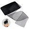 Gauze Polyester Fabric, Clothing Accessories, Black, 160x0.3mm, about 30 Yards/Bundle