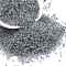 Transparent Inside Colours Glass Seed Beads, Cylinder, Slate Gray, 1.6x1.3mm, Hole: 0.8mm, about 60000pcs/pound