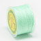 Nylon Threads, Milan Cords/Twisted Cords, Aquamarine, 1.5~2mm, about 54.68 yards(50m)/roll