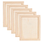 Wood Painting Canvas Panels, Blank Drawing Boards, for Oil & Acrylic Painting, Square, BurlyWood, 23x18.8x0.8cm
