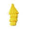 Polyester 
Tassel Pendants, Yellow, 84x28mm