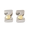 Brass Beads, Platinum & Golden, Letter Z, 10.5x8x7.5mm, Hole: 5x4mm