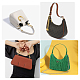 CHGCRAFT 2 Colors PU Leather Bag Handle FIND-CA0001-65-6