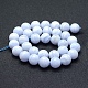 Chapelets de perles en agate avec dentelle bleue naturelle G-P342-04-12mm-AB+-2