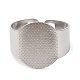 304 fornituras de anillo de puño abierto de acero inoxidable STAS-R123-14P-2