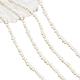 Nbeads 1 filo di perle di perle d'acqua dolce coltivate naturali PEAR-NB0001-34-1