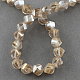 Electroplate Glass Beads Strands EGLA-R031-4mm-02-2