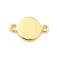 Brass with Enamel Connector Charms KK-G416-56G-02-2