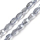 Chapelets de perles en verre électroplaqué&nbsp;GLAA-Q101-03B-PL04-1