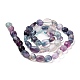 Natural Fluorite Beads Strands G-B048-A01-03-4