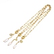 Collares de lazo de perlas keshi de perlas barrocas naturales NJEW-JN03042-3