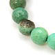 Natural Green Onyx Agate Beads Strands G-G213-8mm-08-2
