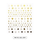Gold Stamping Nail Art Stickers MRMJ-N010-50-001-1