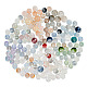 120g 8-farbige Glasperlen&nbsp;GLAA-TA0001-89-3