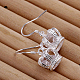 Boucles d'oreilles pendantes en laiton et zircone cubique EJEW-BB11908-4