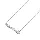 TINYSAND 925 Sterling Silver Shining Cubic Zirconia Arrow Pendant Necklaces TS-N391-S-2