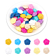 Chgcraft 40 pièces 10 couleurs perles de silicone écologiques de qualité alimentaire SIL-CA0001-46-1