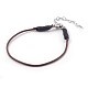 Cowhide Leather Cord Bracelets BJEW-JB04014-02-1