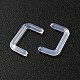 Acrylic L-Shaped Nose Ring AJEW-YW0001-06K-3