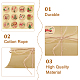 Scatola di caramelle di carta natalizia pieghevole per cuscino 24 pz con cavo CON-WH0089-06-3
