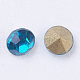 A級ガラス尖底シャトンラインストーン  バックメッキ  ダイヤモンド  ブルージルコン  2.6~2.7mm  約144個/グロス X-RGLA-PP20-11A-2