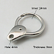 304 Stainless Steel Keychain Clasp Findings STAS-H052-6-2