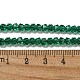 Chapelets de perles en verre électroplaqué&nbsp;GLAA-Q105-02-03-2