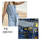 Kissitty 16 ensembles 4 styles épingles à boutons en fer pour jeans PALLOY-KS0001-07-8