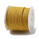 Cordón trenzado de poliéster de 20m para hacer joyas. OCOR-G015-04A-17-3