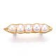 Spille di perle naturali da donna JEWB-N001-01G-1
