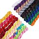 JEWELEADER 19 Colors About 240 Yard Nylon Jewelry Thread Cord 2mm Shiny Silky Rattail Cord Chinese Knotting Beading Cord for DIY Jewellery Making Macrame Kumihimo Friendship Bracelets NWIR-PH0001-15-2mm-2