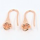 Brass Earring Hooks for Earring Design KK-M047-01-2