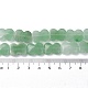 Verde naturale perline avventurina fili G-K359-D08-01-5
