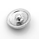 Flat Round Zinc Alloy Enamel Jewelry Snap Buttons SNAP-N010-89A-NR-2
