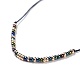 Bracelets de perles de tresse de fil de nylon BJEW-JB04349-M-3