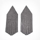 Eco-Friendly Sheepskin Leather Tassel Pendants FIND-S301-13A-01-2