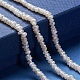 Fili di perle di perle d'acqua dolce coltivate naturali PEAR-I004-07A-5