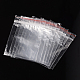 プラスチックジップロックバッグ  再封可能な包装袋  トップシール  セルフシールバッグ  長方形  透明  12x8cm  片側の厚さ：0.9ミル（0.023mm） OPP09-3