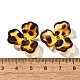 Печатные прозрачные акриловые бусины OACR-D303-02-3